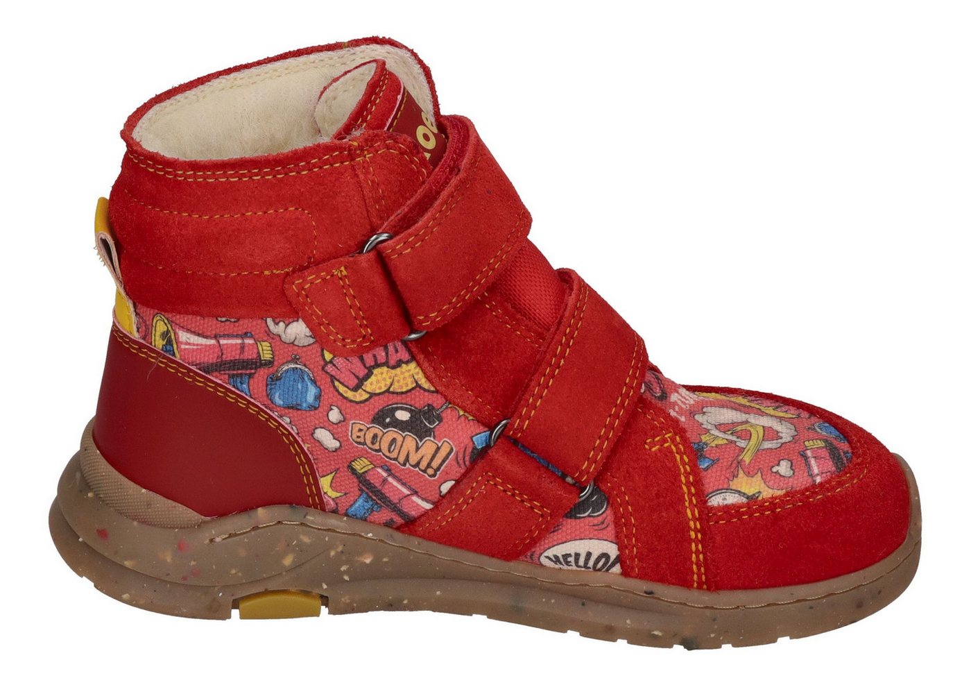 KOEL SILAS TEX PRINT Barfußschuh red – Bild 4 von 5