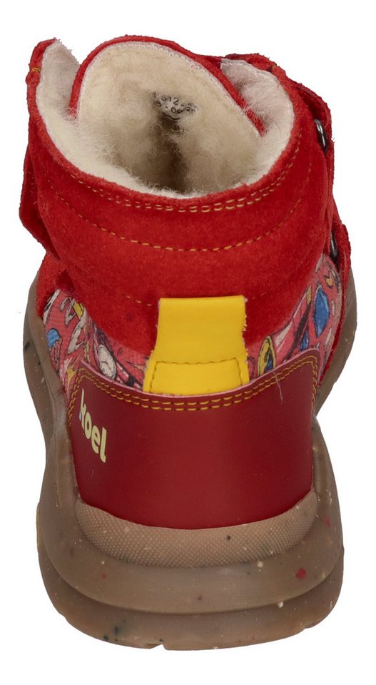 KOEL SILAS TEX PRINT Barfußschuh red – Bild 5 von 5