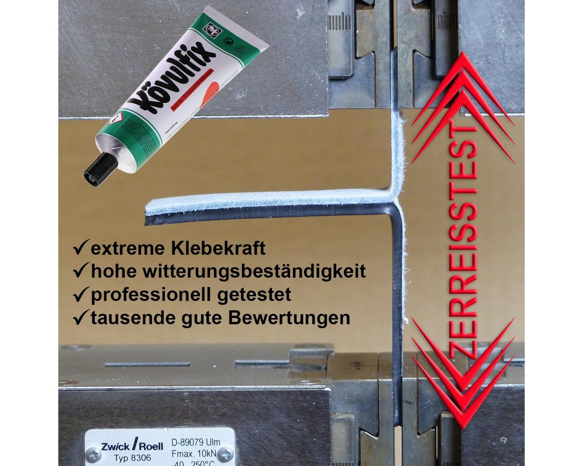 Kömmerling Klebstoff Kövulfix Universal- & Schuhkleber 90g Kontaktkleber für EPDM + Leder, (1-tlg) – Bild 5 von 5