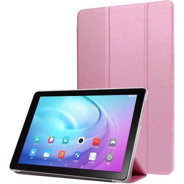 König Design Tablet-Hülle Samsung Galaxy Tab A7, Schutzhülle für Samsung Galaxy Tab A7 Tablethülle Schutztasche Cover Standfunktion Rosa