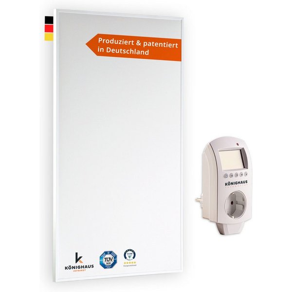 Könighaus Infrarotheizung P-Serie, hohe Effizienz, Made in Germany, sehr angenehme Strahlungswärme