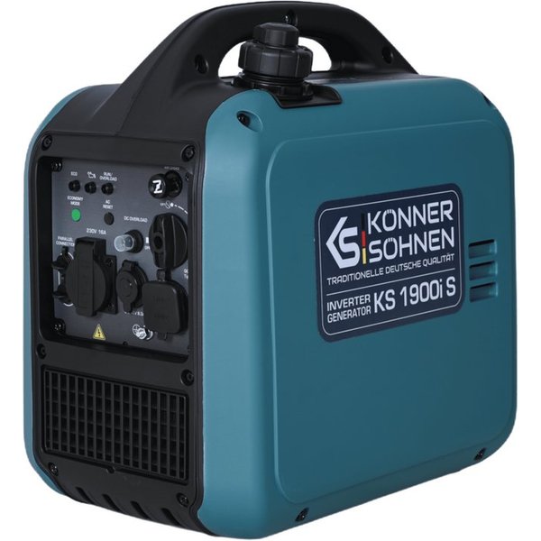 Könner & Söhnen Stromerzeuger KS 1900i S, 2 in kW, (Mobiler Inverter-Generator mit Reiner Sinuswelle und EURO-5, 1-tlg., 2.0 kW, Parallelfunktion, 17 kg, ideal 