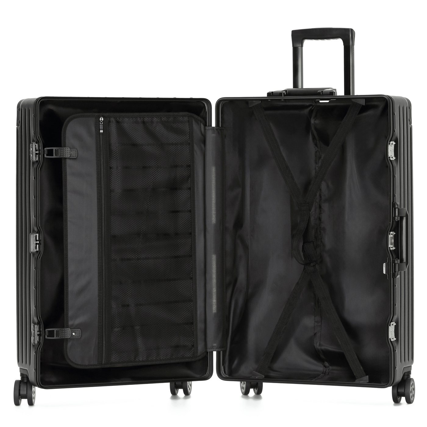 KOFA Koffer ZURICH, 75cm Alu-Rahmen & Polycarbonat-Hartschale, 4 Rollen, TSA Schloss – Bild 4 von 5