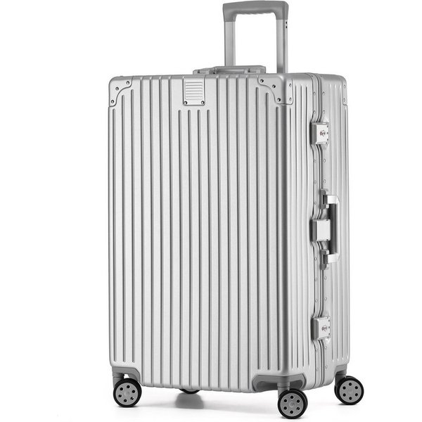 KOFA Koffer ZURICH, 75cm Alu-Rahmen & Polycarbonat-Hartschale, 4 Rollen, TSA Schloss