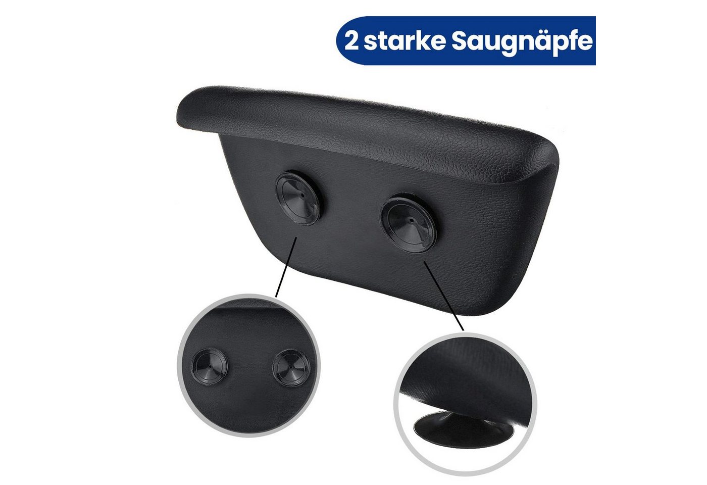 KOLMAN Badewanne Eckwanne AVITA 150x75 Links mit AcrylSchürze+Bambus Ablage+Kopfstütze – Bild 5 von 5