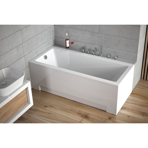 KOLMAN Badewanne Rechteck Modern 170x70, Ablaufgarnitur & Füße GRATIS