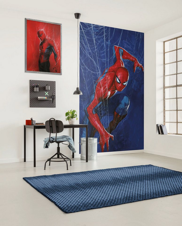 Komar Kindertapete Marvel Spider-Man Spider Web, glatt, bedruckt, (Packung, 1 St) – Bild 3 von 5