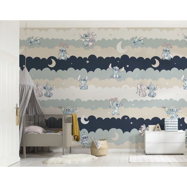 Komar Vliestapete Disney Lilo and Stitch Cozy Clouds, glatt, bedruckt, (1 St), Rolle mit 212 x 250 cm
