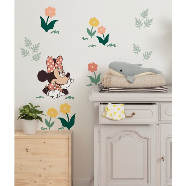 Komar Wandtattoo Disney Minnie Mouse Beauty in Bloom (1 St), Künstler: Disney, 50 x 70 cm (Breite x Höhe) - Kinderzimmer, Wandsticker