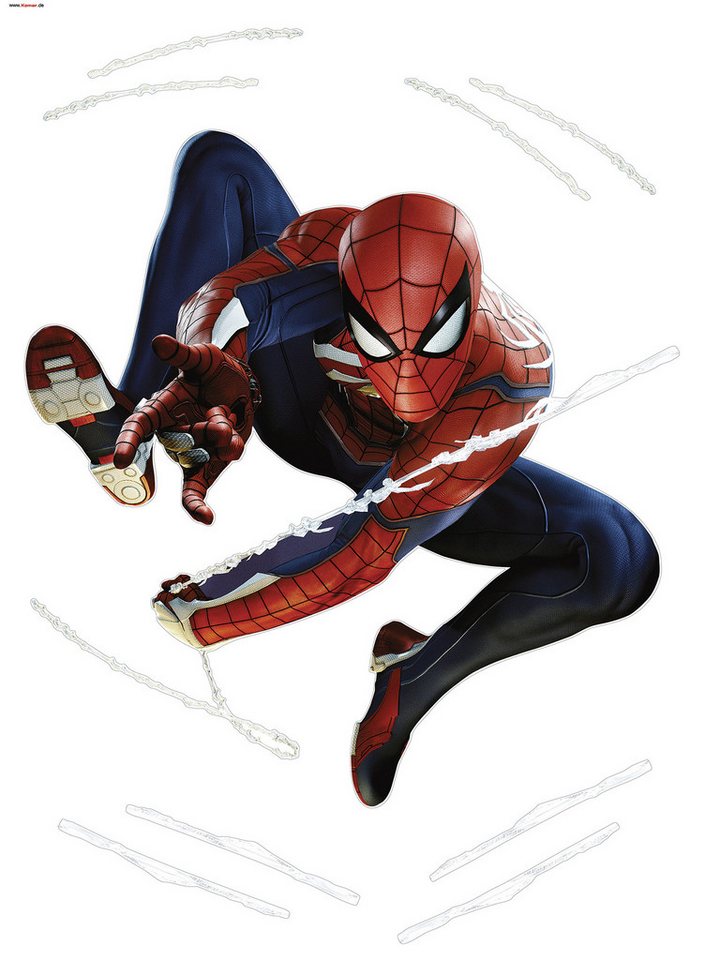 Komar Wandtattoo Marvel Spider-Man Night (1 St), Künstler: Disney, 50 x 70 cm (Breite x Höhe) - Kinderzimmer, Wandsticker – Bild 2 von 5