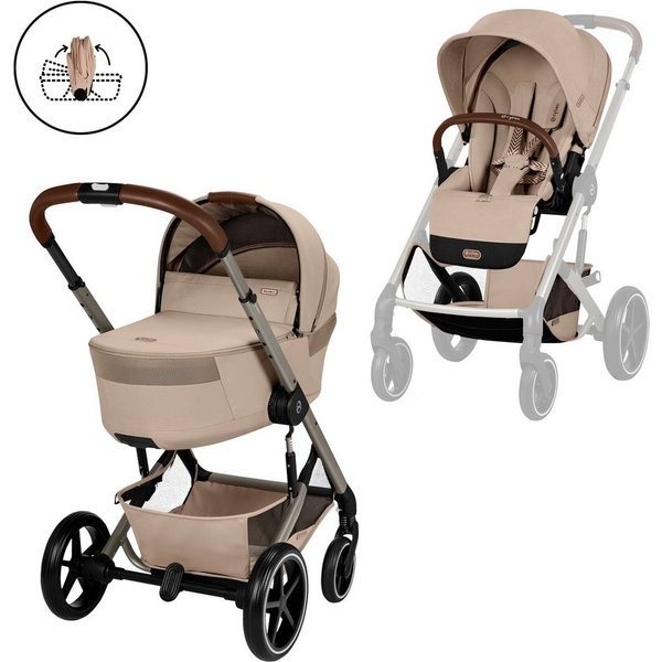 Cybex Kombi-Kinderwagen Cybex Gold, Balios, inkl. faltbarer Babywanne