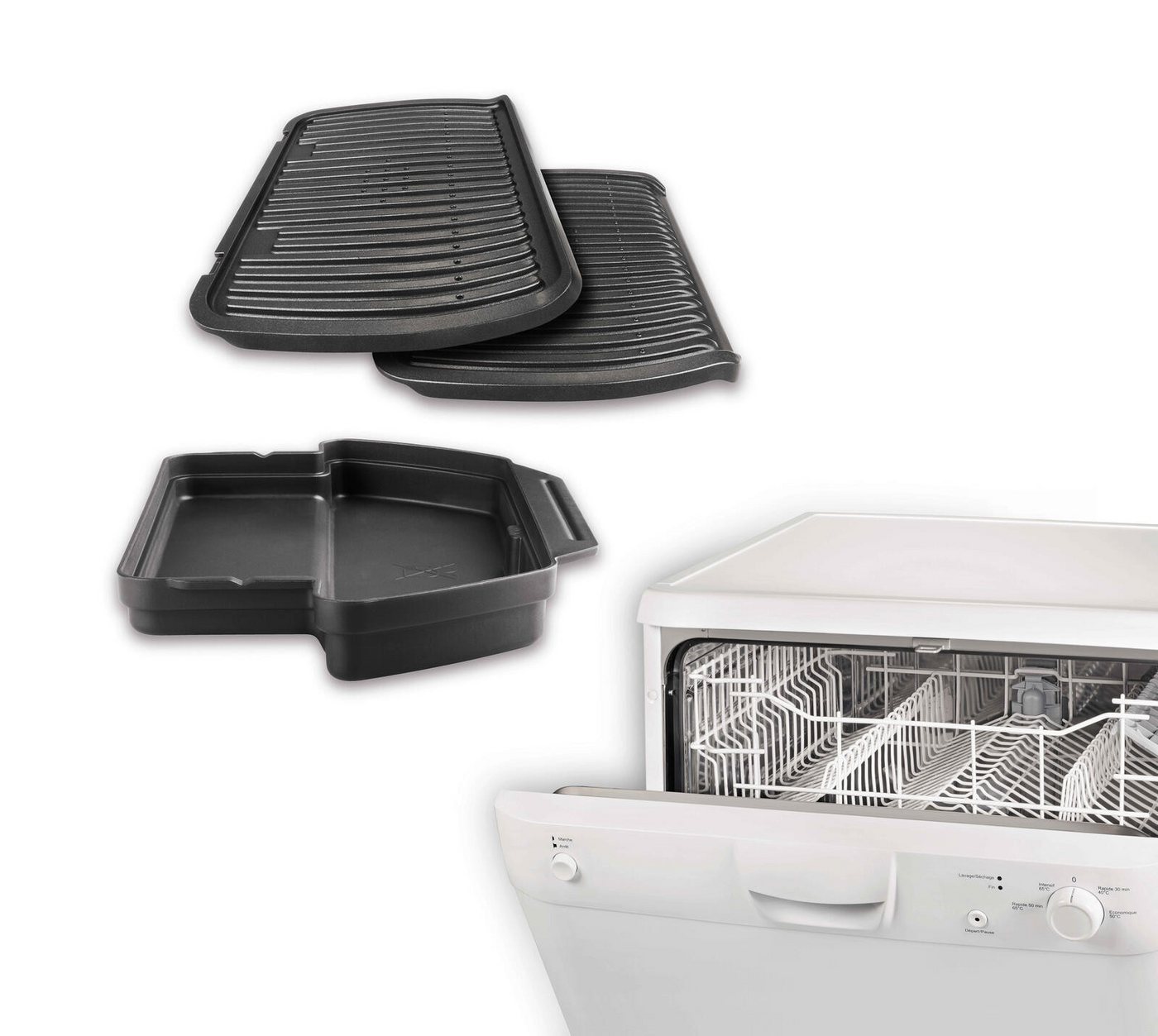 Tefal Kombigrill Tefal Optigrill+ GC712D – Bild 3 von 3