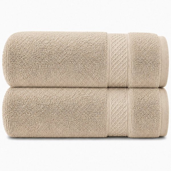 Komfortec Badetücher 70x140 cm, 100% Baumwolle, 470 g/m², Frottee (2-St), Handtücher 70x140 cm Set, Weich
