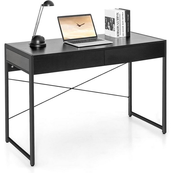 KOMFOTTEU Computertisch Schreibtisch, mit Schubladen
