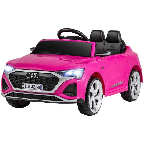 KOMFOTTEU Elektro-Kinderauto, Belastbarkeit 30 kg, Audi SQ8, 12-V-Elektrofahrzeug mit 2,4-G-Fernbedienung