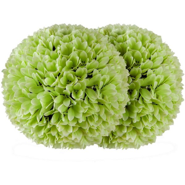 Kunstpflanze Buchsbaumkugel, KOMFOTTEU, Formschnittball Kunstbaum 28cm