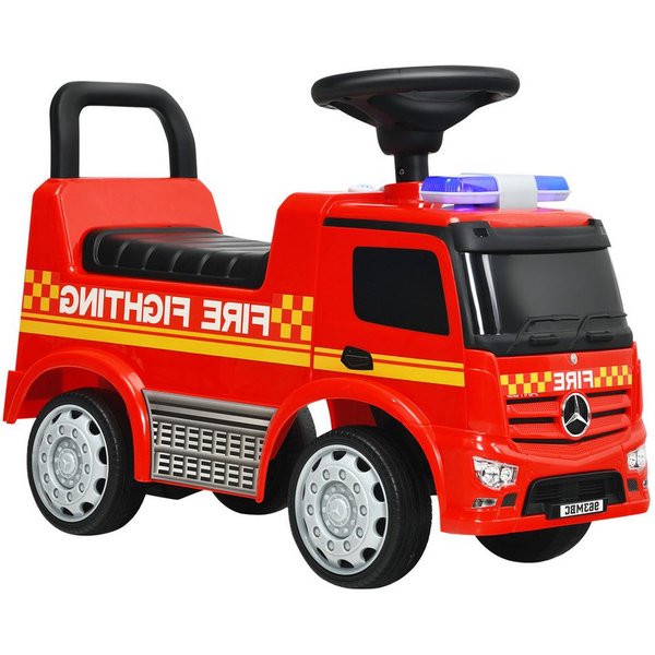 KOMFOTTEU Rutscherauto Kinderfahrzeug, mit Scheinwerfer & Hupe & Musik
