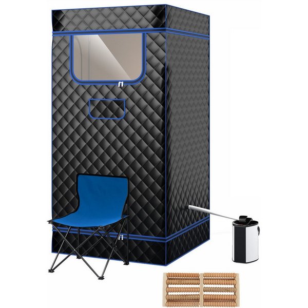 KOMFOTTEU Sauna, Dampfsauna tragbar mit Fernbedienung und Timer