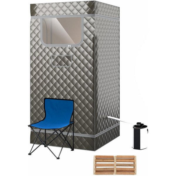 KOMFOTTEU Sauna, Dampfsauna tragbar mit Fernbedienung und Timer