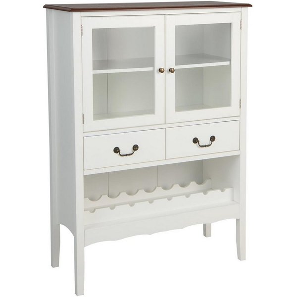 KOMFOTTEU Weinschrank Buffetschrank mit Glashalter