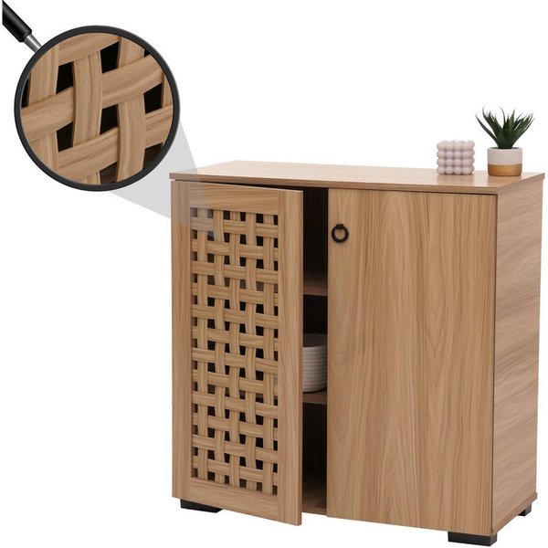 MCW Kommode MCW-N87-K, Kanten mit PVC versehen, Regalböden an drei Positionen montierbar