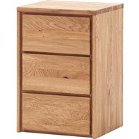 Kommode "Rödvig" aus Wildeiche, mit 3 Schubladen, B 47 x T 42 x H 70 cm