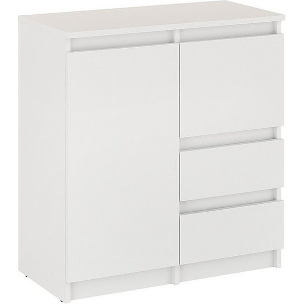 KOMTO Kommode Kommode mit 2/3 Schubladen und Türen – Sideboard PIKO