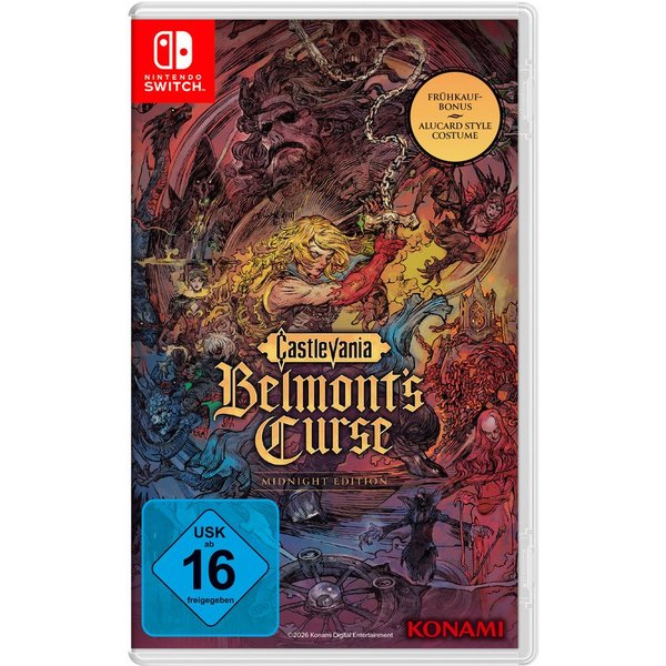 Castlevania: Belmont's Curse (Softwarekarte), Nintendo Switch