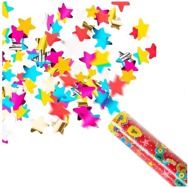 Goods+Gadgets Konfetti GOODS+GADGETS Konfetti Kanone Blaster 100 cm – Party Popper XXL, Konfetti-Shooter Party Popper