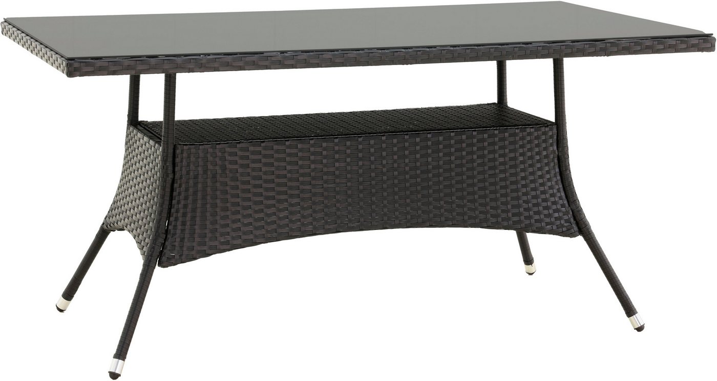 KONIFERA Garten-Essgruppe Mailand, (Set, 19-tlg., 6x Sessel, 6x Sitzauflagen, 6x Rückenauflagen, 1x Tisch), 6 Sessel, 6 Sitz,- und 6 Rückenkissen, 1 Tisch, 1 Gr – Bild 3 von 5