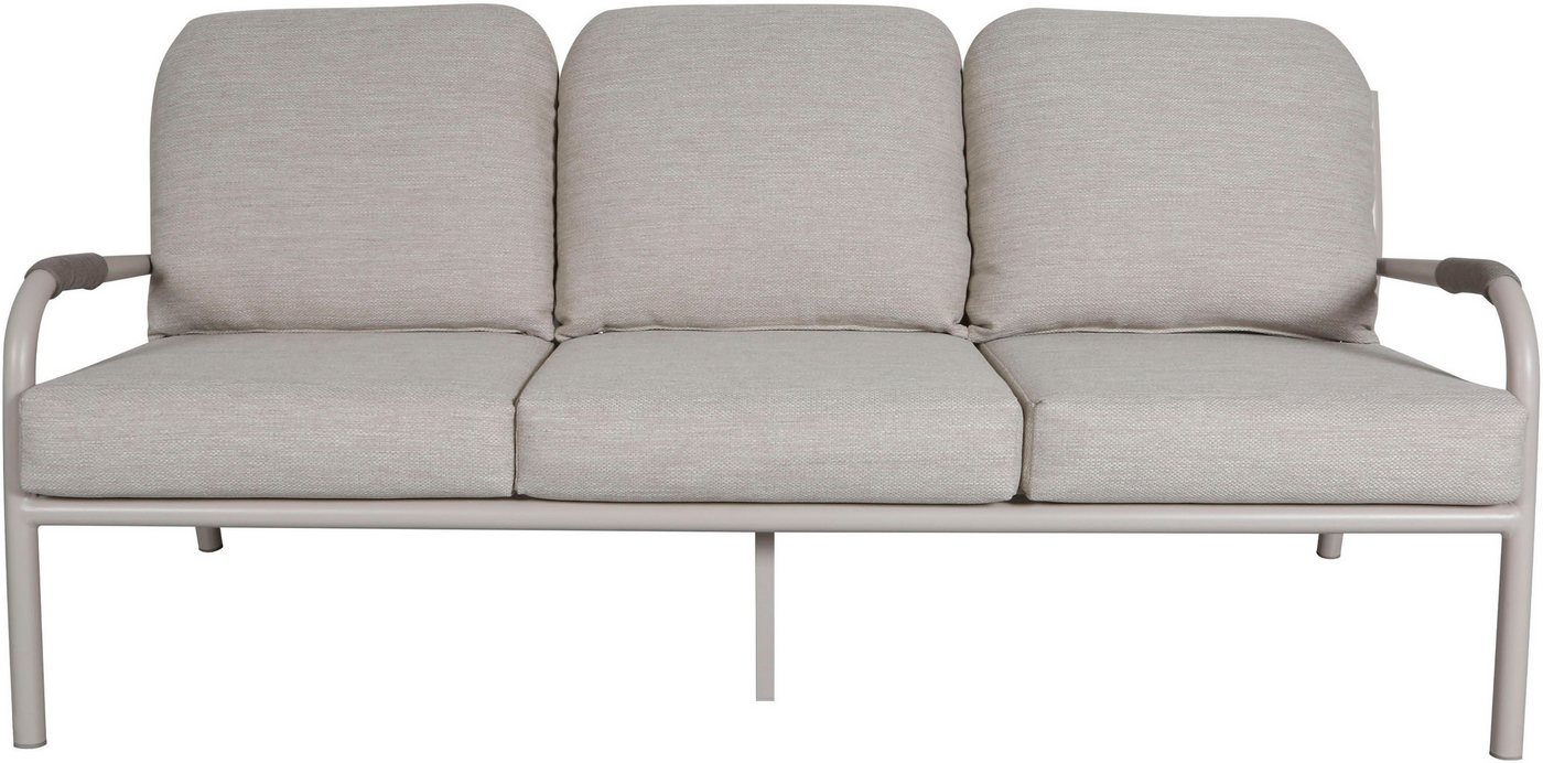 KONIFERA Gartenlounge-Set Fernando, (Set, 14-tlg., 1x 3er Bank, 2x Sessel, 4x Sitzauflagen, 5x Rückenauflagen, 1x Tisch), bestehend aus 2 Sesseln, 1 Sofa, 1 Tis – Bild 5 von 5