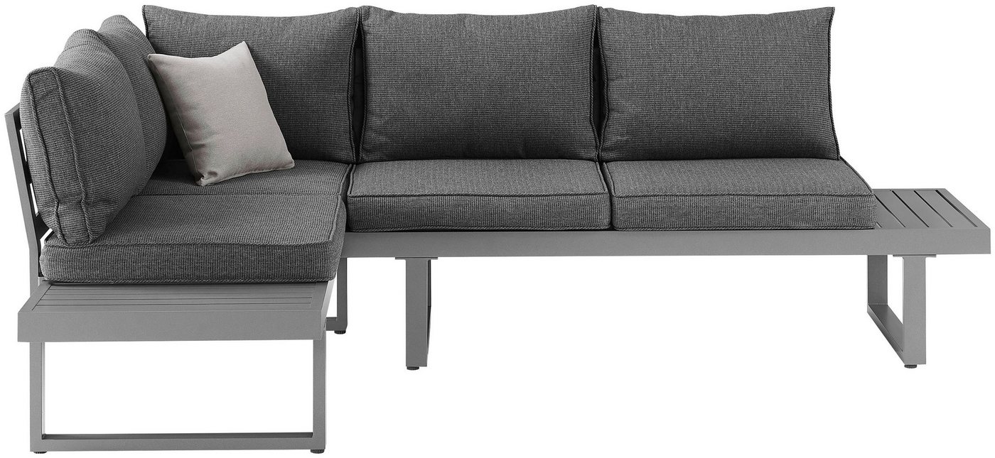 KONIFERA Gartenlounge-Set Hamburg, (Set, 14-tlg., Tisch:100x60x60/40cm,abnehmbare Rückenlehnen,individuell aufstellbar), höhenverstellbarer Tisch, inkl. Schutzh – Bild 3 von 5