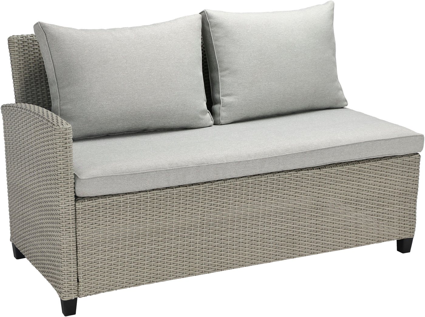 KONIFERA Gartenlounge-Set Keros Premium XL, (Set, 20-tlg., 2x 2er Sofa, 1x Ecke, 1x Sessel, 2x Hocker, 1x Tisch), bestehend aus 3 Sofas, 1 Sessel, 2 Hocker, 14  – Bild 3 von 5