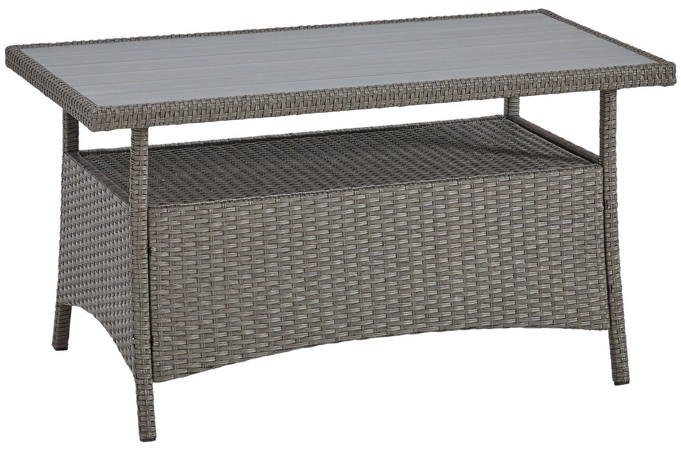 KONIFERA Gartenlounge-Set Vigo, (Set, 8-tlg., 2x Sessel, 1x 2er Sofa, 1x Tisch 120x60x60cm, inkl. Auflagen), Polyrattan, Aluminium, verstellbare Rückenlehne und – Bild 3 von 5