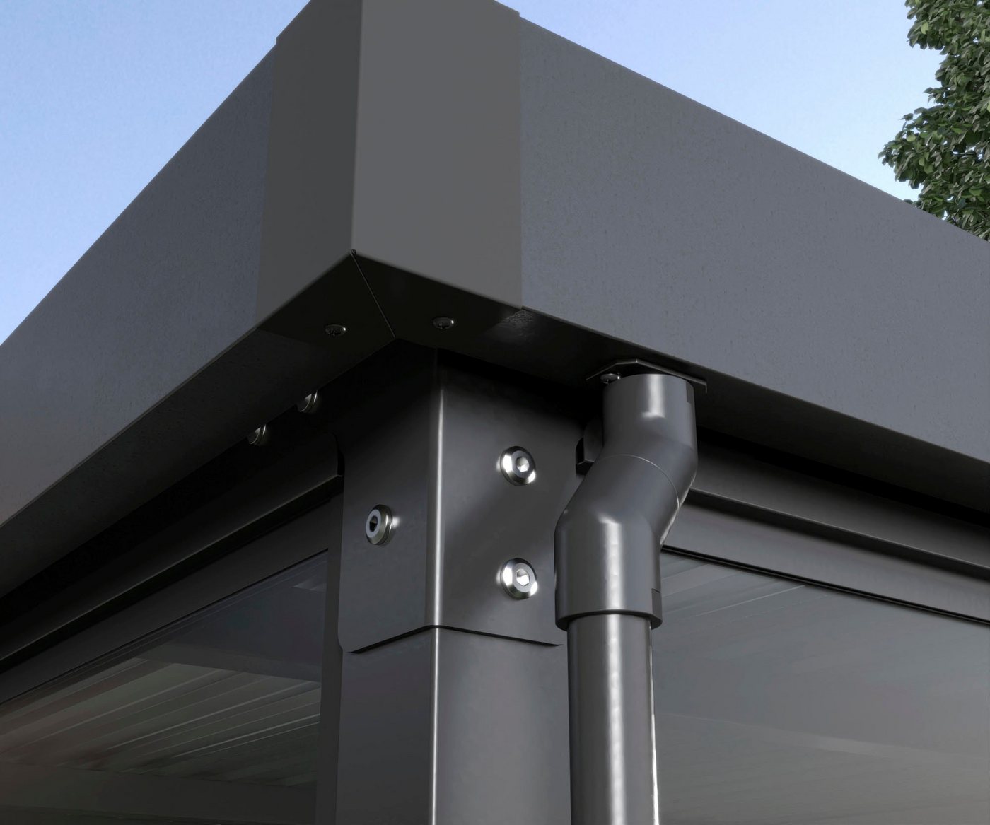 KONIFERA Gerätehaus Gartenhaus Stefano mini, BxT: 204x245 cm, (Set), Metall – Bild 5 von 5