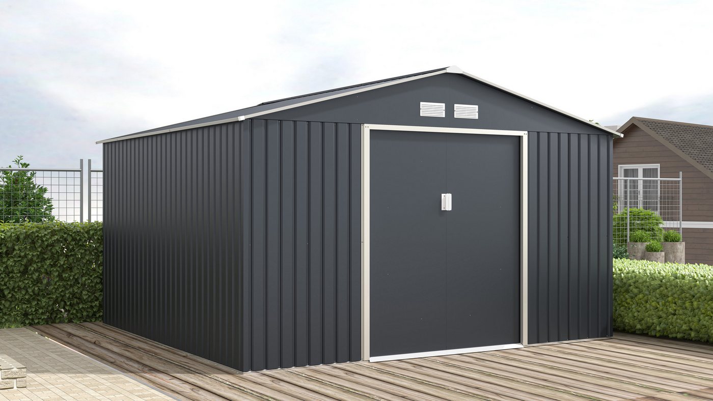 KONIFERA Gerätehaus ORDNUNG, BxT: 341x322 cm, wetterfest und langlebig, nahezu wartungsfrei – Bild 3 von 5