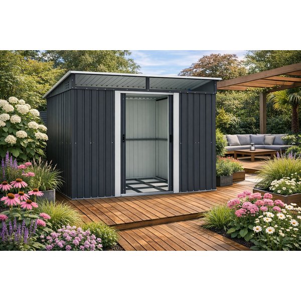 KONIFERA Gerätehaus PRIMA, BxT: 250x200 cm, wetterfest und langlebig, nahezu wartungsfrei