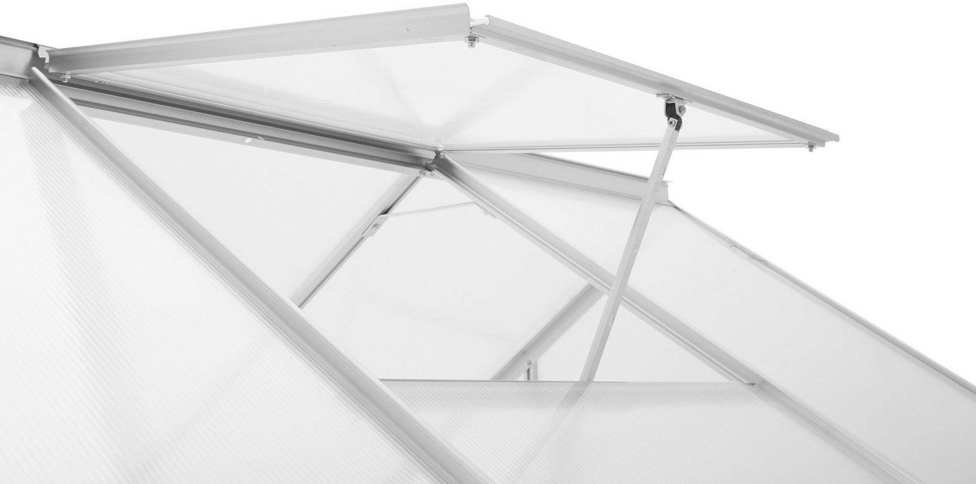 KONIFERA Gewächshaus Florenz, BxTxH: 190 x 250 x 194 cm, 4 mm Wandstärke – Bild 5 von 5