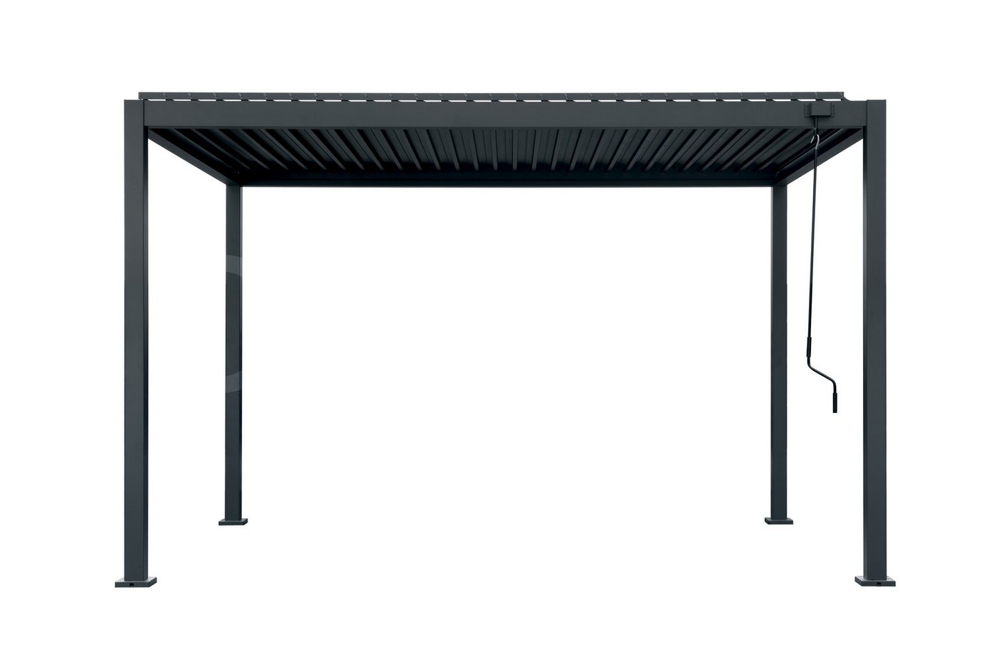 KONIFERA Pavillon Pergola Lucida Premium, Pergola aus hochwertigstem Material 100% Aluminium, Lamellendach – Bild 5 von 5