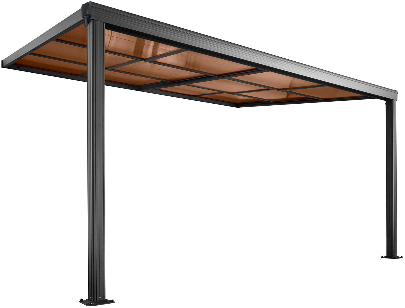 KONIFERA Terrassendach Barcelona Nova, BxT: 390x299 cm, Bedachung Doppelstegplatten, BxT: 390x300 cm – Bild 4 von 5