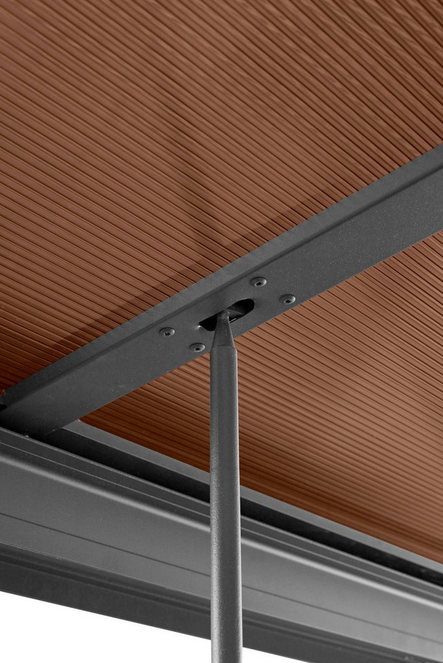 KONIFERA Terrassendach Barcelona Nova, BxT: 390x299 cm, Bedachung Doppelstegplatten, BxT: 390x300 cm – Bild 5 von 5