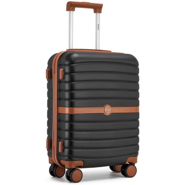 KONO Handgepäckkoffer Koffer Trolley ABS+PC Hartschalenkoffer