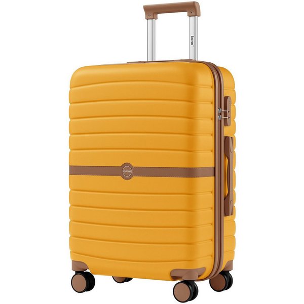 KONO Handgepäckkoffer Koffer Trolley ABS+PC Hartschalenkoffer