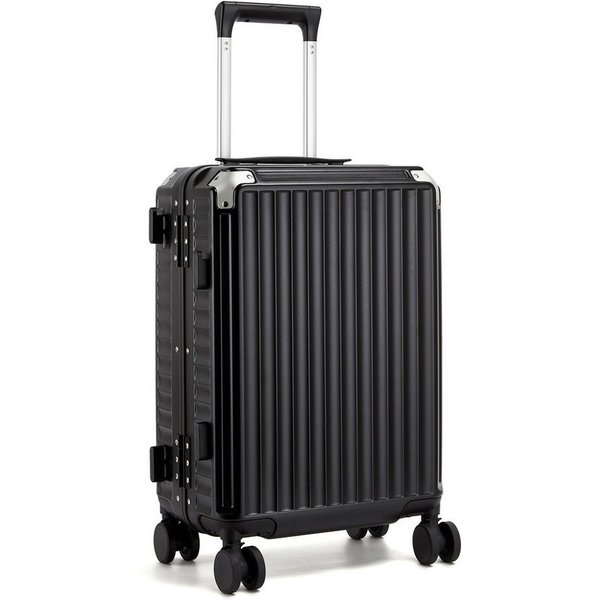 KONO Koffer Hartschalenkoffer, Reisekoffer aus PC mit Aluminium-Rahmen