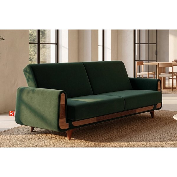 KONSIMO® 3-Sitzer GUSTAVO Sofa 3-Personen, Modern, mit Schlaffunktion, Bettkasten, hergestellt in der EU