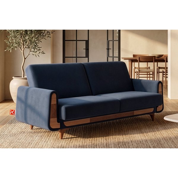 KONSIMO® 3-Sitzer GUSTAVO Sofa 3-Personen, Modern, mit Schlaffunktion, Bettkasten, hergestellt in der EU