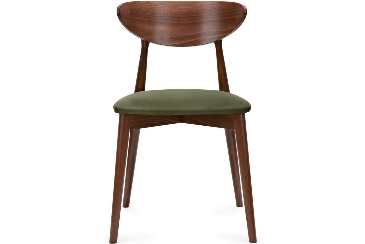 KONSIMO® Polsterstuhl RABI Holzstuhl, Küchenstühle, Esszimmerstühle, hergestellt in der EU (2 St), Gestell aus Buche Massivholz, Japandi, fertigmontiert – Bild 3 von 5