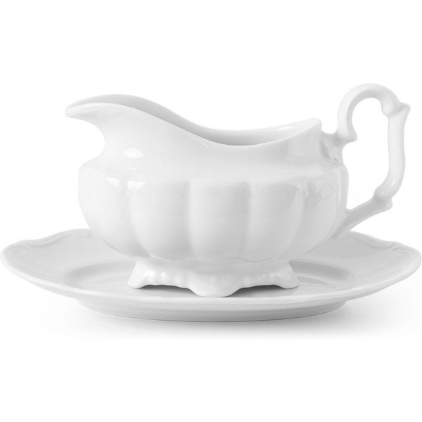 KONSIMO® Schüssel CHODZIEZ MARIA TERESA Sauciere mit Untertasse, Porzellan, Hochwertiges Premium-Porzellan, handgefertigt