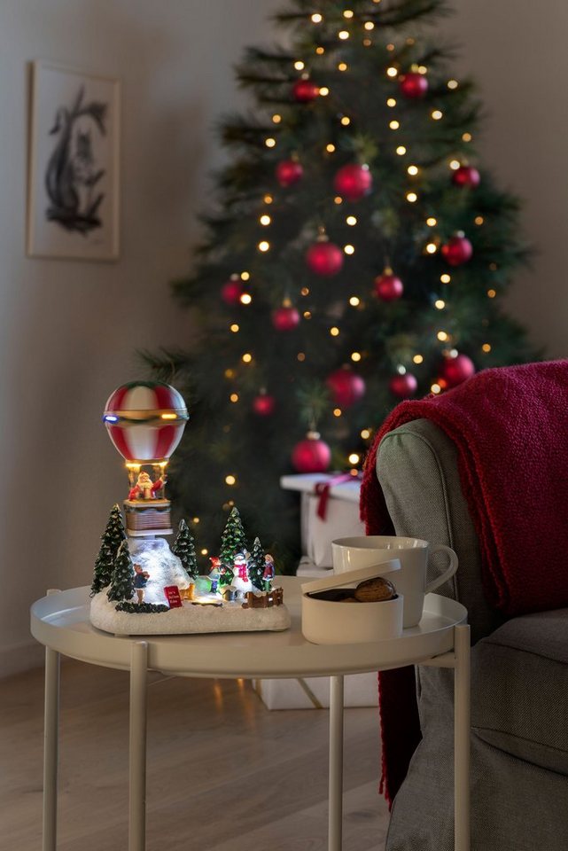 KONSTSMIDE Weihnachtsfigur (1 St), LED Heissluftballon mit Musik – Bild 2 von 4