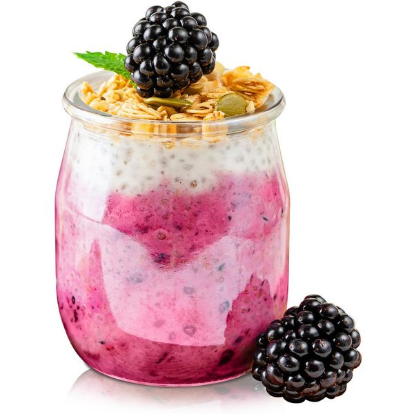 KONZEPT Dessertschale Dessertgläser 140ml, Joghurtgläser ohne Deckel, (12-tlg), ideal für Panna Cotta, Tiramisu, Pudding, Joghurt
